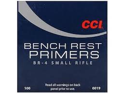 CCI Small Rifle Bench Rest Primers #BR4 Box of 1000 (10 Trays of 100) -  Reloading Stocks