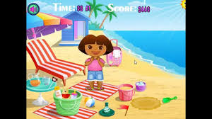 To do that use different soaps and shampoos. Baby Dora At Beach Games For Little Kids Youtube