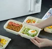 Takeaway Fast Food Sugarcane Bagasse Biodegradable Food Container