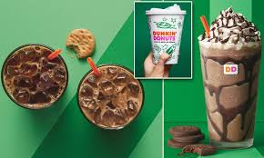 Dunkin' donuts iced coffee is a delicious drink that gives the energy boost you need to make it through the day. Dunkin Donuts Unveils Girl Scout Cookie Flavored Coffee Daily Mail Online