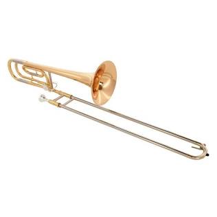 Yamaha YSL-356G Bb/F tenor trombon, AI generated