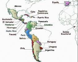 Carte Des Pays Hispanophones Dans Le Monde Pays Hispanophones Parler Espagnol Enseigner L Espagnol