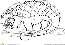 36+ ankylosaurus coloring pages for printing and coloring. Color The Dinosaur Ankylosaurus Worksheet Education Com