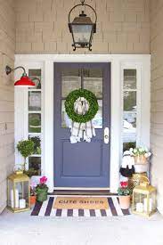 Porch Decorating Doormat Layering Guide Painted Front Doors Porch Decorating Beautiful Front Doors