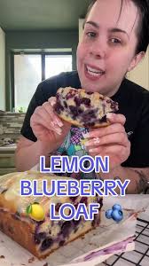 Today, I'm showing you how to make a Glazed Lemon Blueberry Loaf 🫐 L...