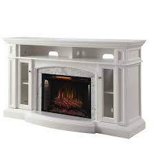 Freestanding wooden electric fireplace in white carved columns and a spacious mantel give carved columns and a spacious mantel give the centennial grand a classic style that will elevate the warmth and charm of your home. Pin On Home