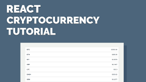 It connects to various data sources and 30 other exchanges' apis to return cryptocurrency prices, volume, marketcap and much more. React Cryptocurrency Tutorial Display Exchange Data With An Api Youtube