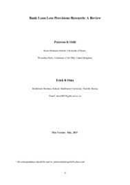 Read or download renault bank onlineprovision for free bank onlineprovision at loginal.co. Bank Loan Loss Provisions Research A Review Munich Personal Repec Archive