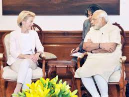 In december 2013 von der leyen—seen by some as a possible successor to merkel—became the first woman to hold the defense portfolio. German Defence Minister Ursula Von Der Leyen Meets Pm Narendra Modi The Economic Times
