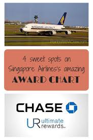 4 Sweet Spots On Singapore Airliness Amazing Award Chart