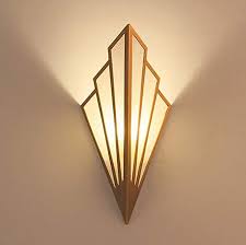 Amazon Com Woaim Wall Wash Lights Lamp Sconce European Style Sector Iron Burlap Creative Personali Wall Wash Lighting Art Deco Light Fixture Art Deco Lighting