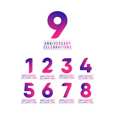 Vous aimeriez trouver une formulation originale pour envoyer vos vœux d'anniversaire. 9 Ans Anniversaire Celebrations Vector Illustration De Conception De Modele 1950663 Telecharger Vectoriel Gratuit Clipart Graphique Vecteur Dessins Et Pictogramme Gratuit
