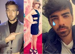 Taylor swift and joe jonas perform during 'jonas brothers: Taylor Swift And Calvin Harris Not Having Relationship Issues Ex Boyfriend Joe Jonas Also Forgives The Singer Ibtimes India