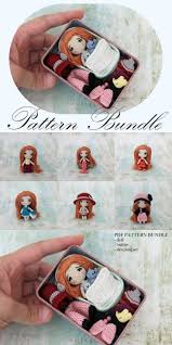 Tiny Crochet Doll Pattern Bundle Crochet Doll Pattern Crochet Dolls Doll Pattern