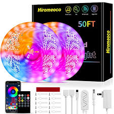 Alibaba.com offers 9,040 bluetooth music led light products. Led Strip Lights 50ft Hiromeco Music Sync Led Lights Bluetooth App Controlled With Remote Mic Color Changing 5050 Smart Rgb Rope Lights For Kids Kitchen Room Lights App Remote Mic 3 Button Storepaperoomates Shop
