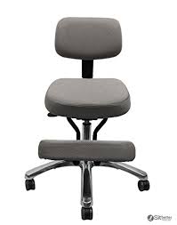 Kneeling chairs allow user to carry majority of their body weight with their strong legs muscles while training their core muscles for a stronger back. Jobri Grey Jazzy Chrome Deluxe Kneeling Chair Buy Online In Andorra At Andorra Desertcart Com Productid 2810047