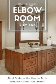 install dual sinks in the master bath