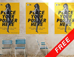 Free Urban Poster Mockup Poster Mockup Poster Mockup Free Poster Design Software