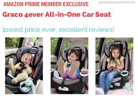 Amazon Prime Member Exclusive Lowest Price Graco 4ever All In One Car Seat Passionate Penny Pincher Car Seats Car Seat Reviews Convertible Car Seat