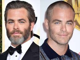 Chris Pine Debuts Shaved Head at CinemaCon