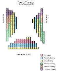 Arena Theater Thrust 1 Seat Map Stages Repertory Theatre