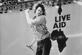 Sir Bob Geldof Performer Boomtown Rats And More Importantly Organizer Of Live Aid The July 13 1985 Concerts For African Bob Geldof Live Aid Irish Singers