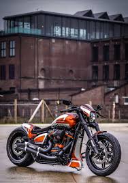 Harley Davidson Fxdr By Thunderbike Softail Custom Custom Street Bikes Softail
