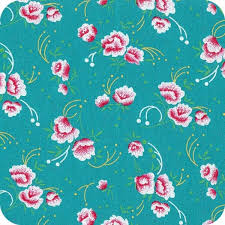 Pivoine Turquoise Petit Pan Tissu Turquoise Pivoine Et Peter Pan