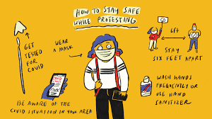 Avoid touching your eyes, nose. How To Stay Safe From The Coronavirus While Protesting In Public Goats And Soda Npr