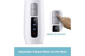 The grinder's wireless design helps you and your dog find the most comfortable location and position for nail trimming, and the 2 speed options helps you stay in control of how fast the nail. Dick Smith Electric Pet Nail Grooming Tool For Dog Cat Pets Dogs Dog Grooming Accessories