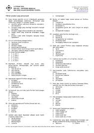 Latihan Soal Kingdom Animalia X Semester 2