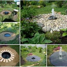 Diy Buried Fountain Fountains Outdoor Diy Fountain Garden Water Fountains