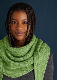 Slice of Goodness Wrap: Free Wrap Knitting Pattern
