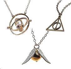Harry Potter Lot Of 3 Replica Necklaces Geek Armory Necklace Gift Box Gift Necklace Necklace