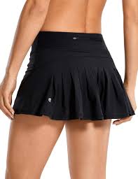 Athletic skirts (aka the skort) are the bike shorts of summer 2020. Crz Yoga Women S Athletic Tennis Golf Skirts Pleated Shorts Sport Skort With Pocket Buy Online In Belize At Belize Desertcart Com Productid 194639457