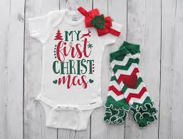 Check spelling or type a new query. My First Christmas Onesie In Red And Green Glitter Baby Gi