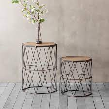 Whether you want to keep your remote, snacks or a book, an end table is super handy. Marshal Side Table Set Of 2 Side Table Homesdirect365