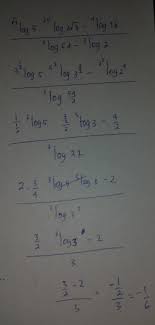 Trick nya jika kita menghitung suatu bentuk akar yang nilainya sangat mendekati suatu kuadrat sempurna, dan. Hasil Akar 3 Log 5 25 Log 3 Akar 3 Pangkat 4 Log 16 Dibagi Pangkat 3 Log 54 Pangkat 3 Log 2 Brainly Co Id