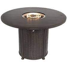 Commercial projects · over 500,000 served! San Marcos 7 Piece Bar Height Patio Set With Fire Pit 71 Inch Round Table For 6 Person