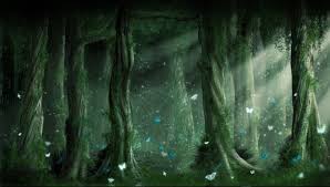 Man near torii gate wallpaper, gray temple wallpaper, landscape. Fantasy Forest Wallpapers Wallpaper Cave