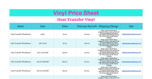 Htv And Glitter Prices Heat Transfer Warehouse Vinyl Store Heat Transfer Vinyl