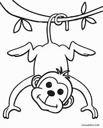 Free Printable Monkey Coloring Pages For Kids Cool2bkids Monkey Coloring Pages Zoo Coloring Pages Zoo Animal Coloring Pages