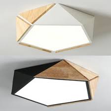 Get it as soon as thu, jun 17. Warm White Lighting Led Flush Mount Light Macaron Loft Wood Ceiling Lamp In Black White For Adult Bedroom Takeluckhome Com