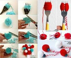 Ici, nous vous montrons comment faire un pompon en laine. Tutos Et Diy Faire Des Pompons En Laine