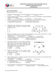 Soal dan kunci jawaban olimpiade ipa sd 2019. Persiapan Osn Ipa Sd 2019 Bagian 2