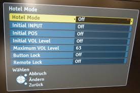 Mit der gelben taste kann man den datenservice für alle sender global ausschalten. Geheimer Hotelmode Bei Den Panasonic Viera Flatscreens Digital Fernsehen Forum