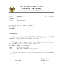 Mempersiapkan surat pembina upacara 3. Contoh Surat Ketua Osis Contoh Surat