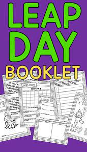 Leap Day Booklet Leap Day February Classroom Activities Holiday Classroom Activities