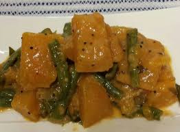 Mridula Baljekar S Halloween Recipe Pumpkin And Green Beans In Spiced Coconut Milk Hospitality Catering Halloween Pumpkin Recipes Recipes Indian Cookbook