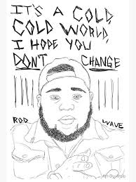 Rod Wave Art Board Print